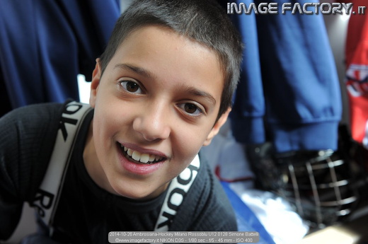 2014-10-26 Ambrosiana-Hockey Milano Rossoblu U12 0128 Simone Battelli